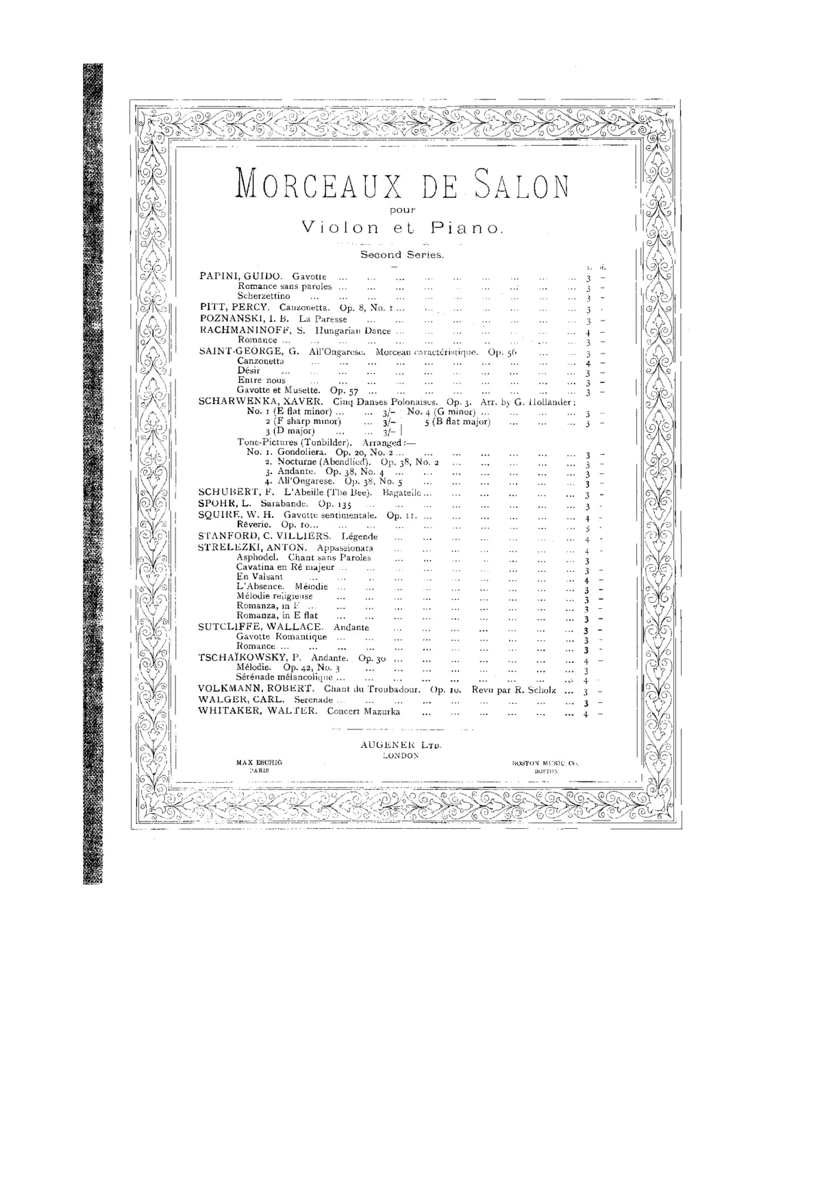 2 Morceaux de salon - Page 1