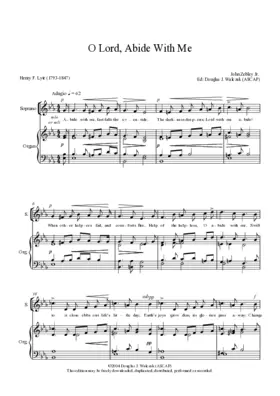 O Lord, abide with me