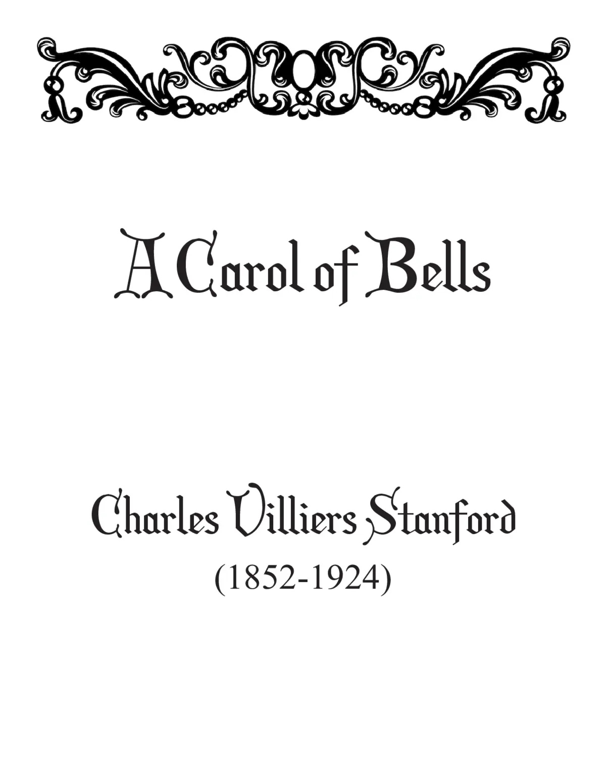 A carol of bells - Page 1