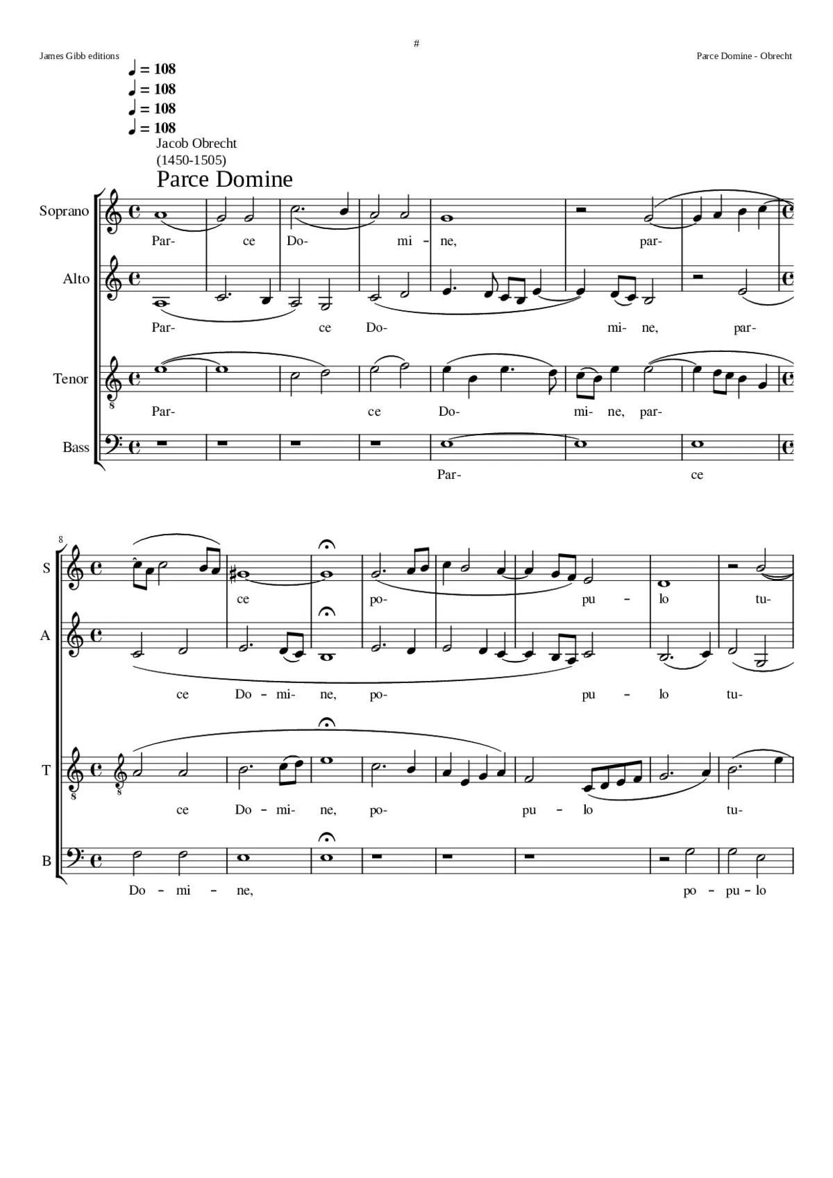 Parce Domine - Page 1