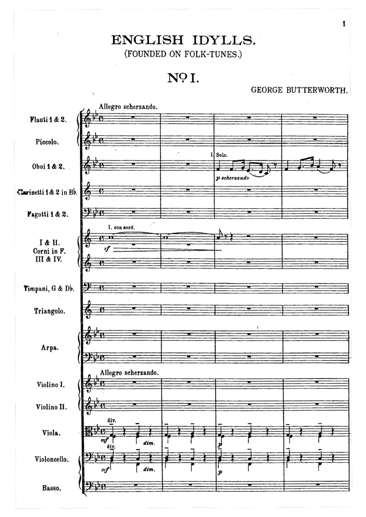 Two English Idylls - Page 1