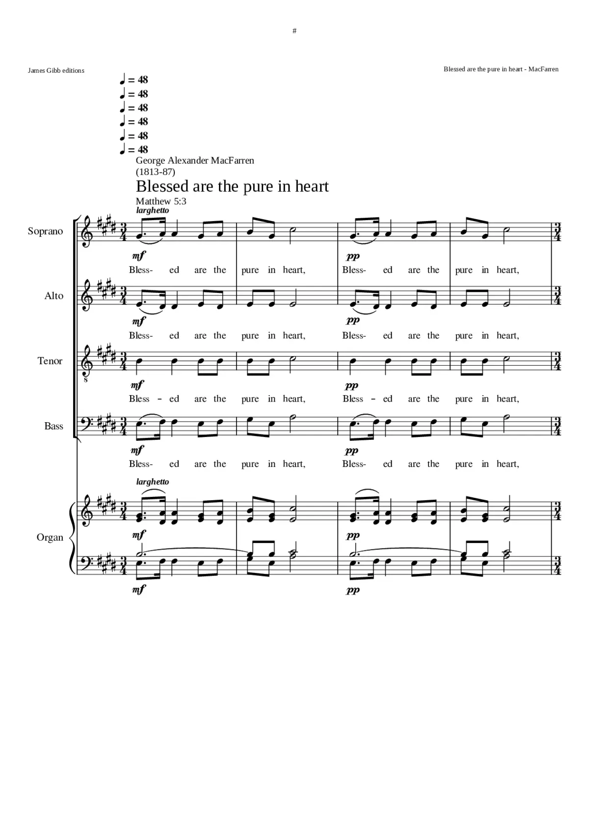 Blessed are the pure in heart - Page 1