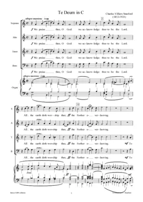 Te Deum and Jubilate in C Major, Op. 115