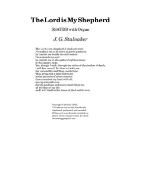 The Lord is my shepherd