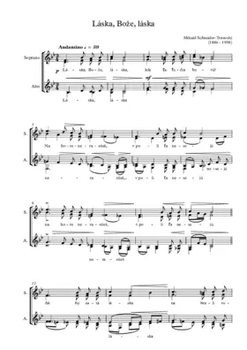 Láska, Bože, láska