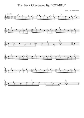 The Back Gracenote Jig CYMRU