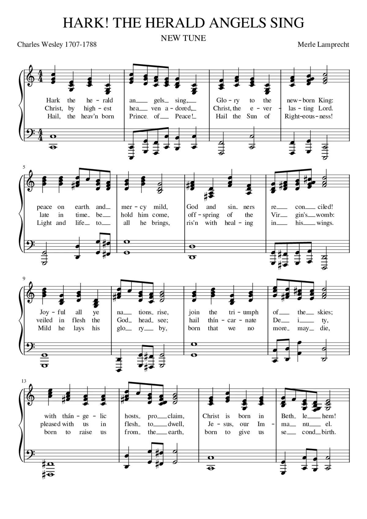 Hark! The Herald Angels Sing - Page 1