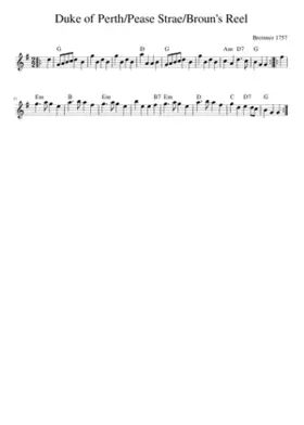 Duke of Perth/Pease Strae/Broun's Reel