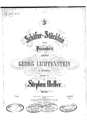 3 Schäfer-Stücklein, Op.106