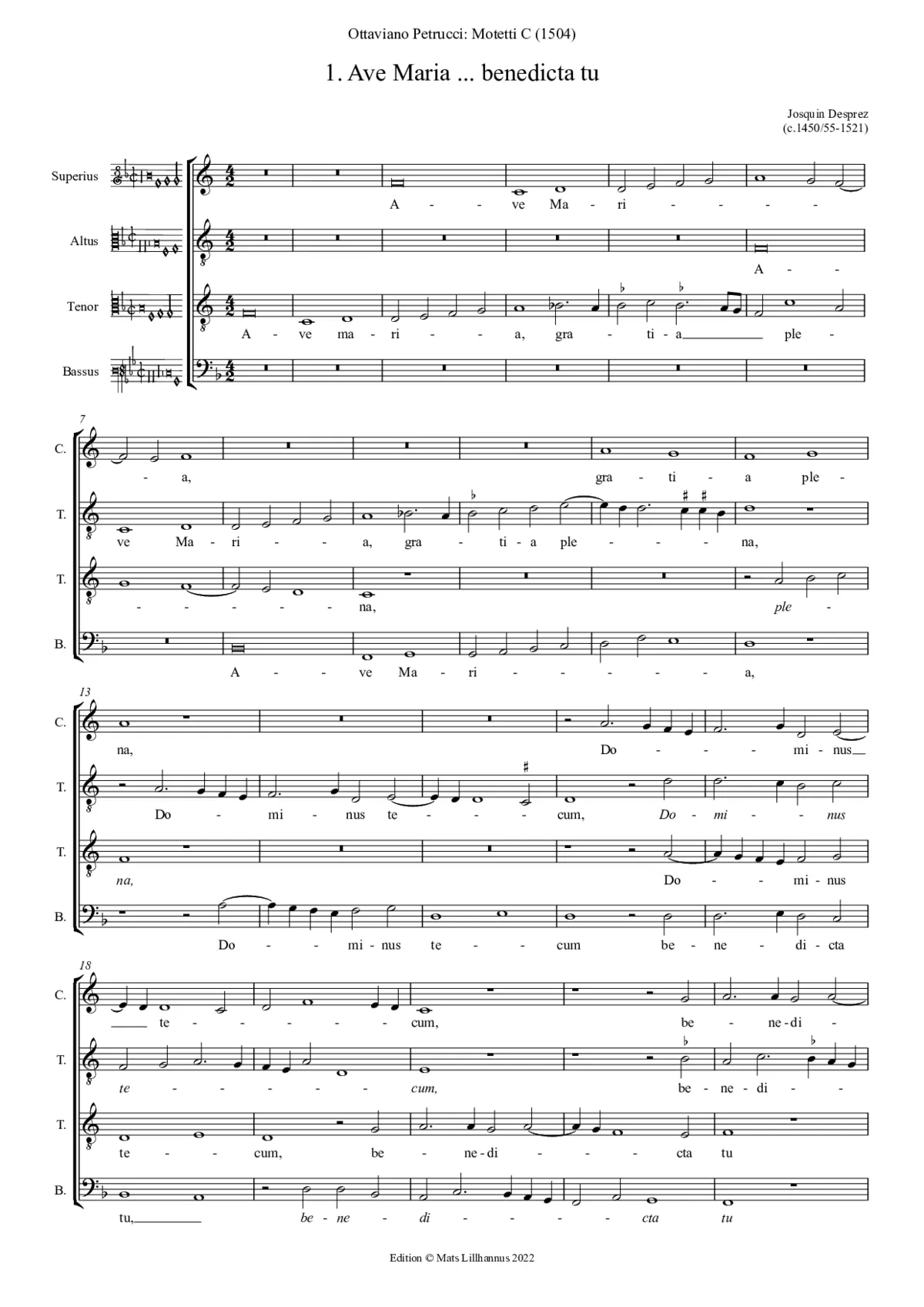 Ave Maria … benedicta tu - Page 1