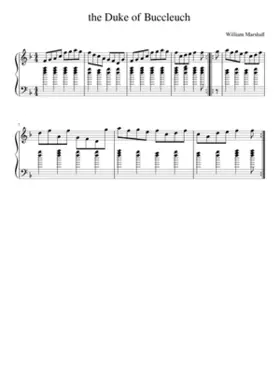 the Duke of Buccleuch