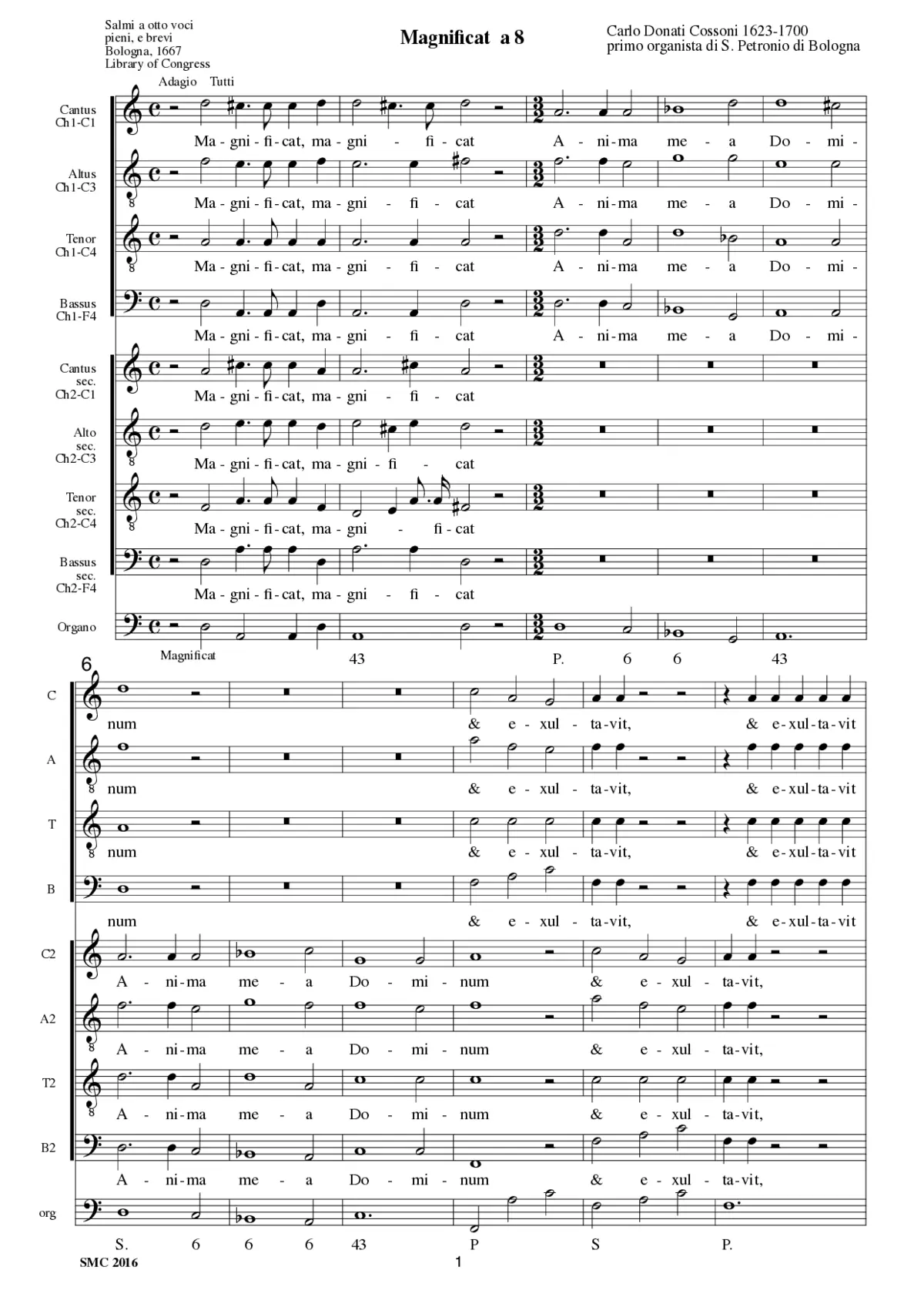 Magnificat a 8 - Page 1