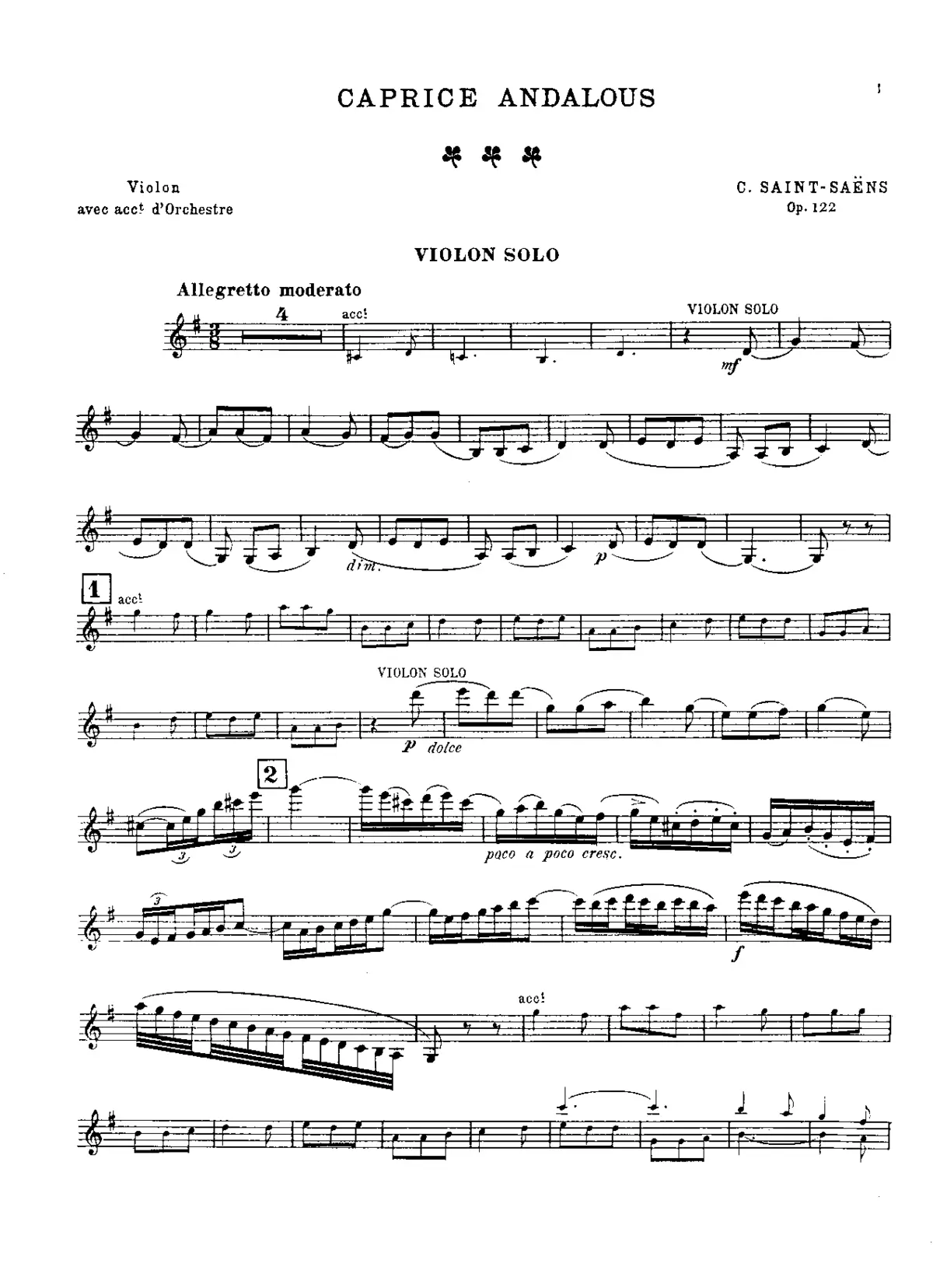 Caprice andalous - Page 1