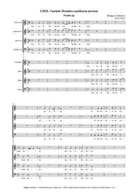 Cantate Domino canticum novum