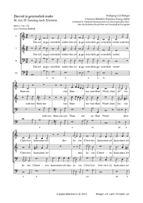 Das ist je gewisslich wahr