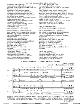 Laudemus nunc Dominum