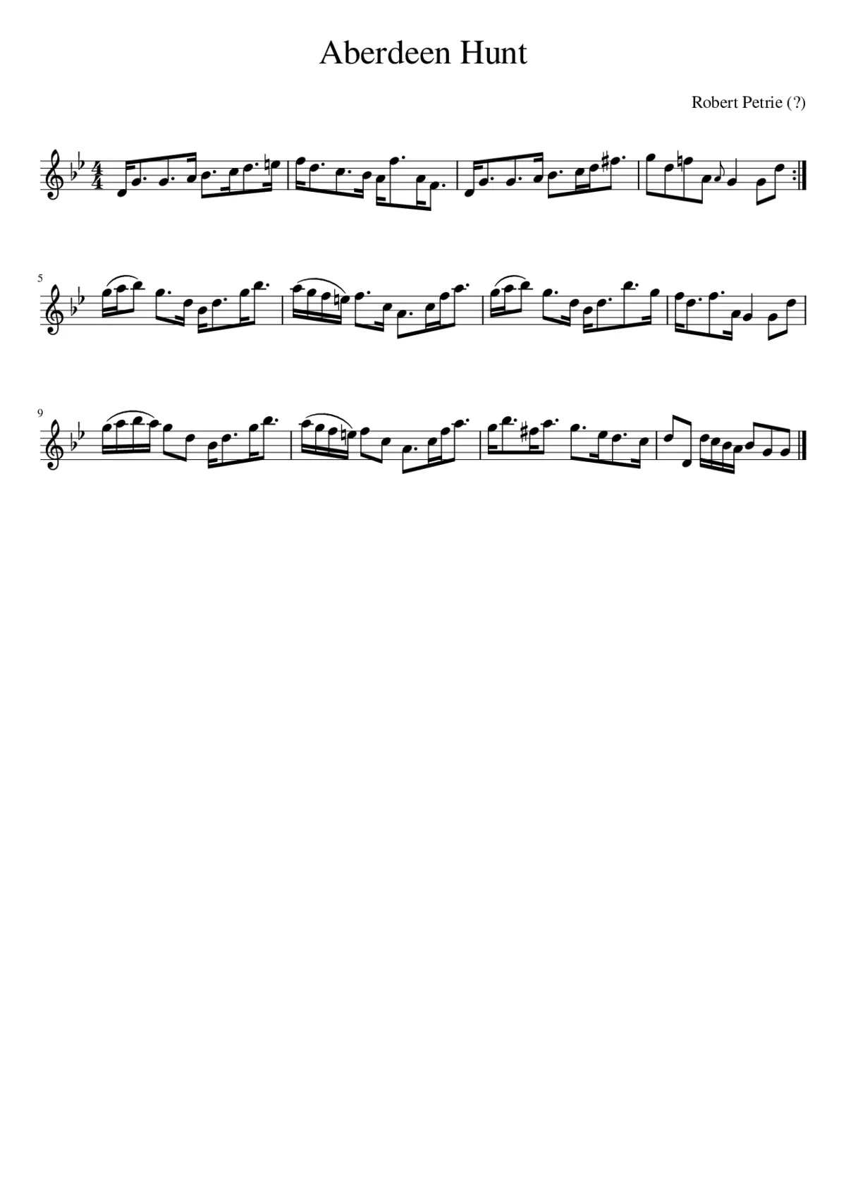 Aberdeen Hunt - Page 1