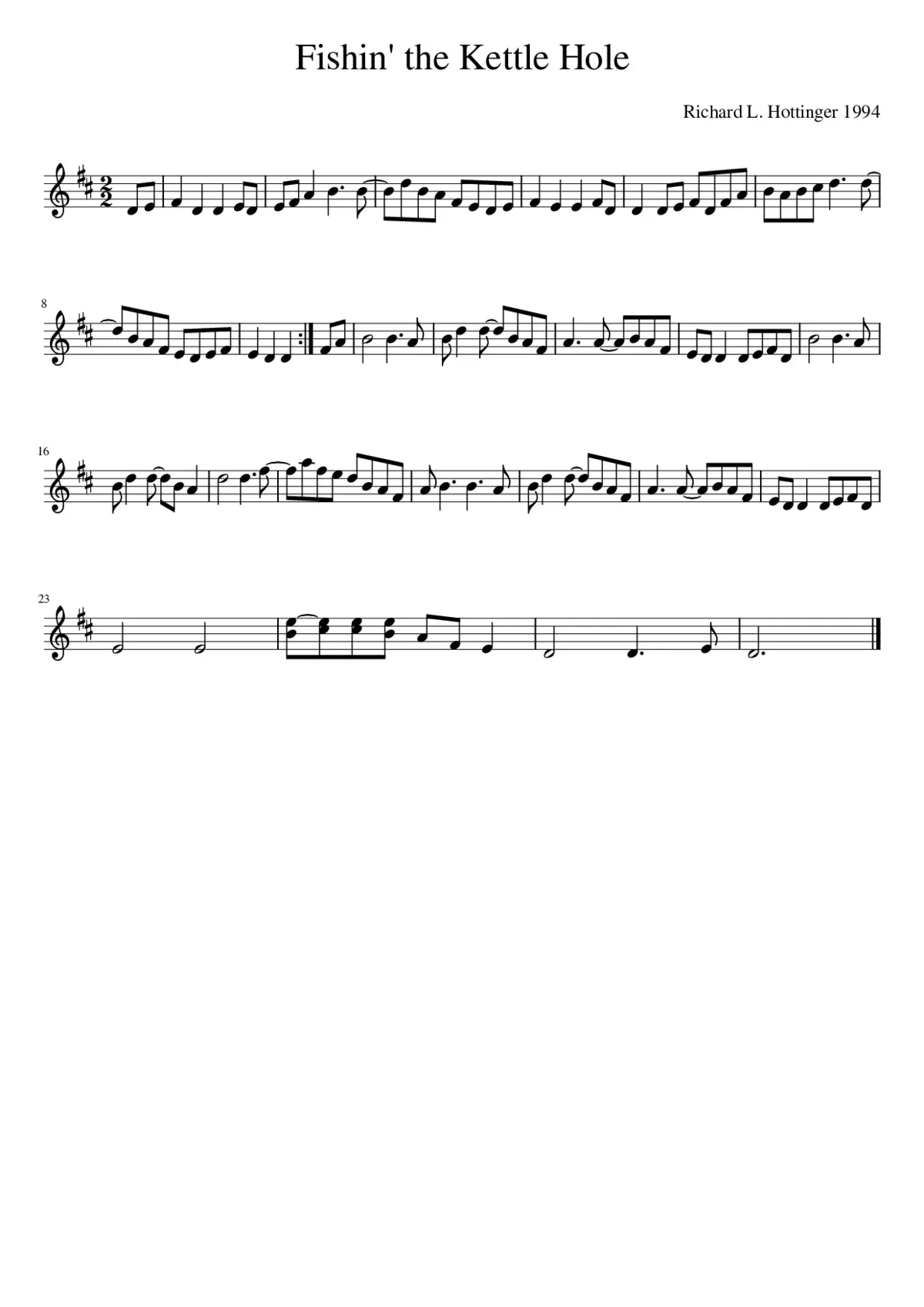 Fishin' the Kettle Hole - Page 1