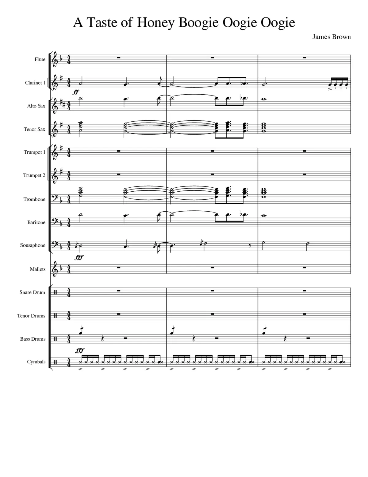 A Taste of Honey Boogie Oogie Oogie - Page 1