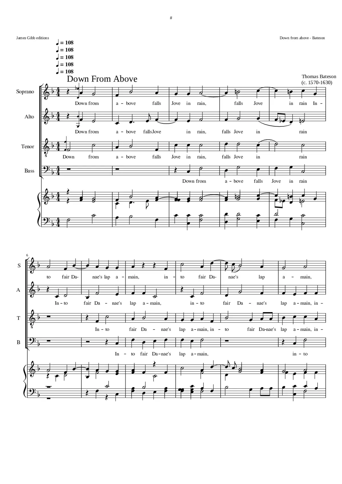 Down from above - Page 1