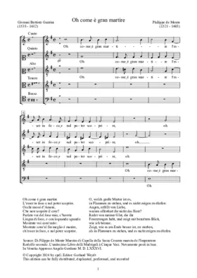 Oh come è gran martire