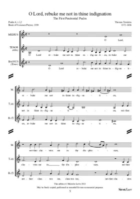 O Lord, rebuke me not