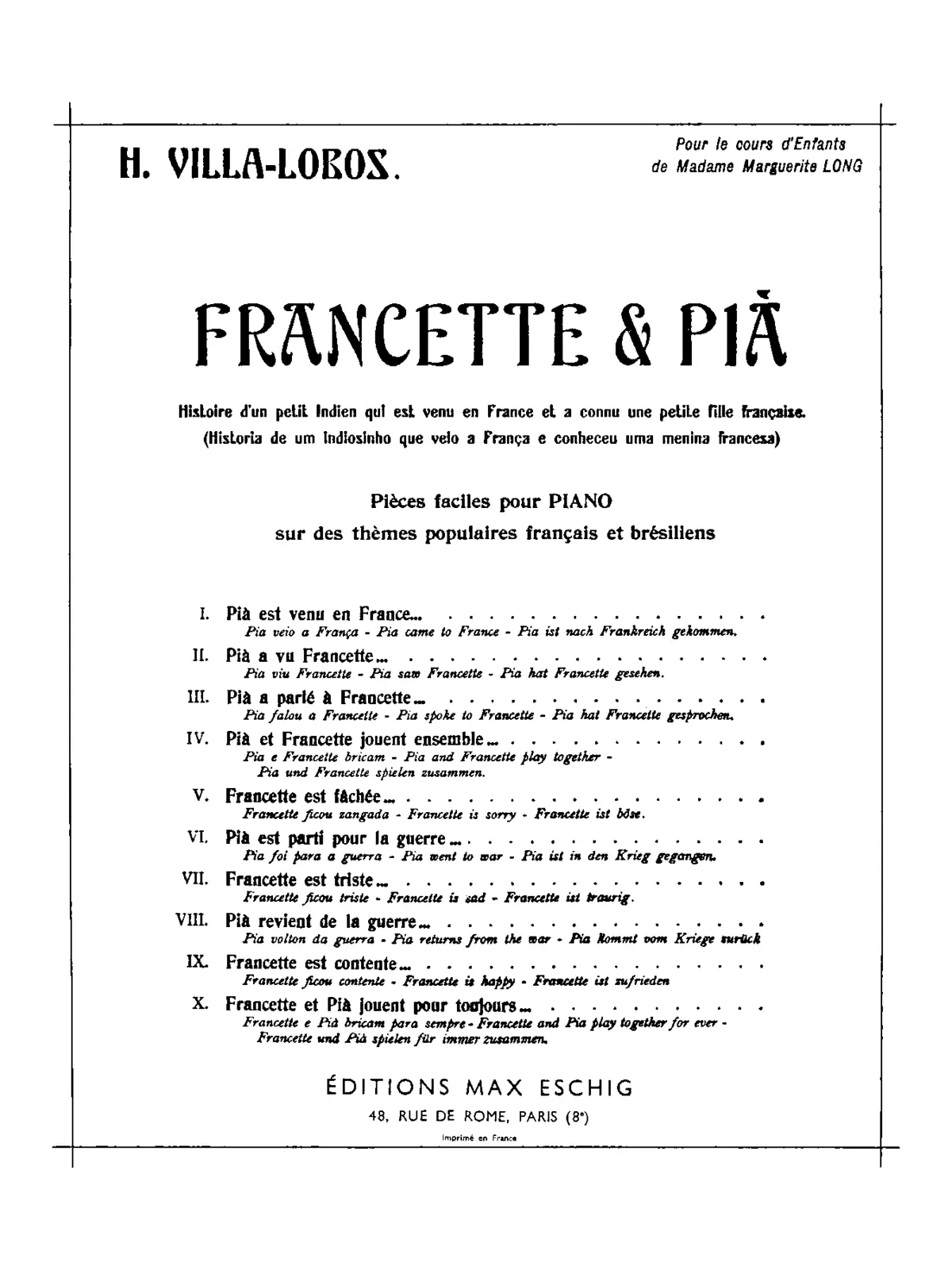 Francette et Pià - Page 1
