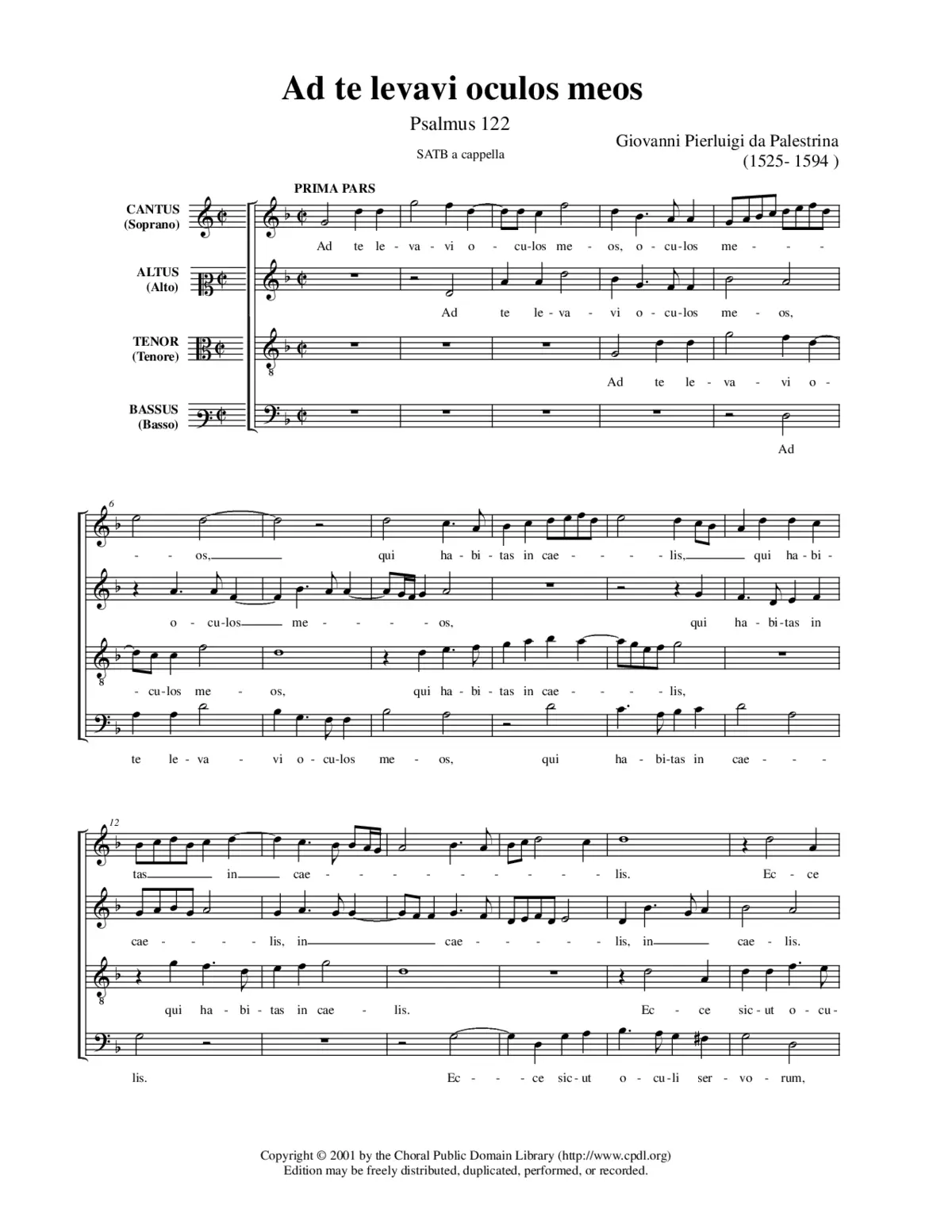 Miserere nostri, Domine (part 2) - Page 1