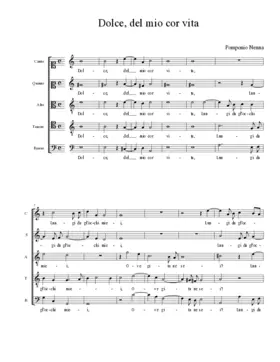 Dolce, del mio cor vita