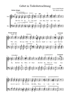 Gebet in Todesbetrachtung