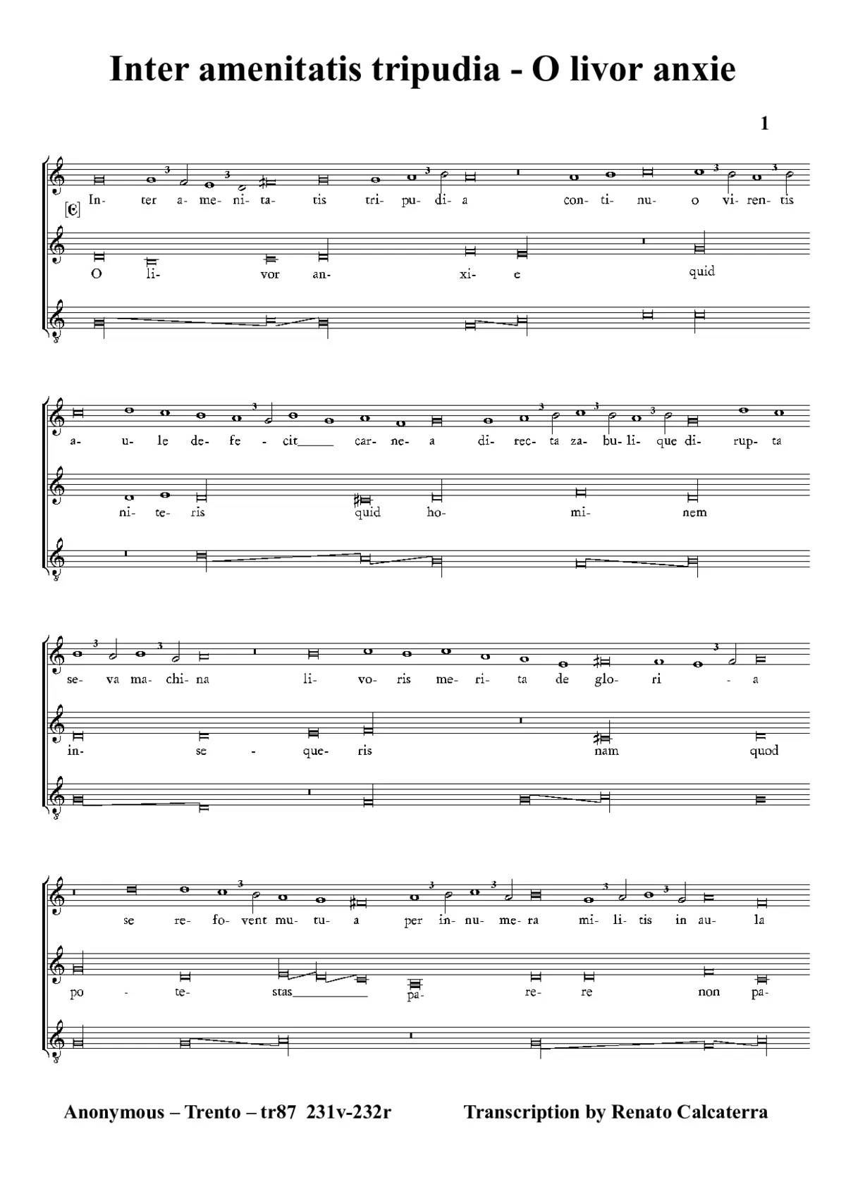 Inter amenitatis tripudia-O livor anxie - Page 1