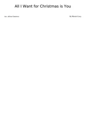 all i want for christmas is you