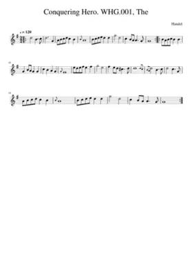 The Conquering Hero. WHG.001