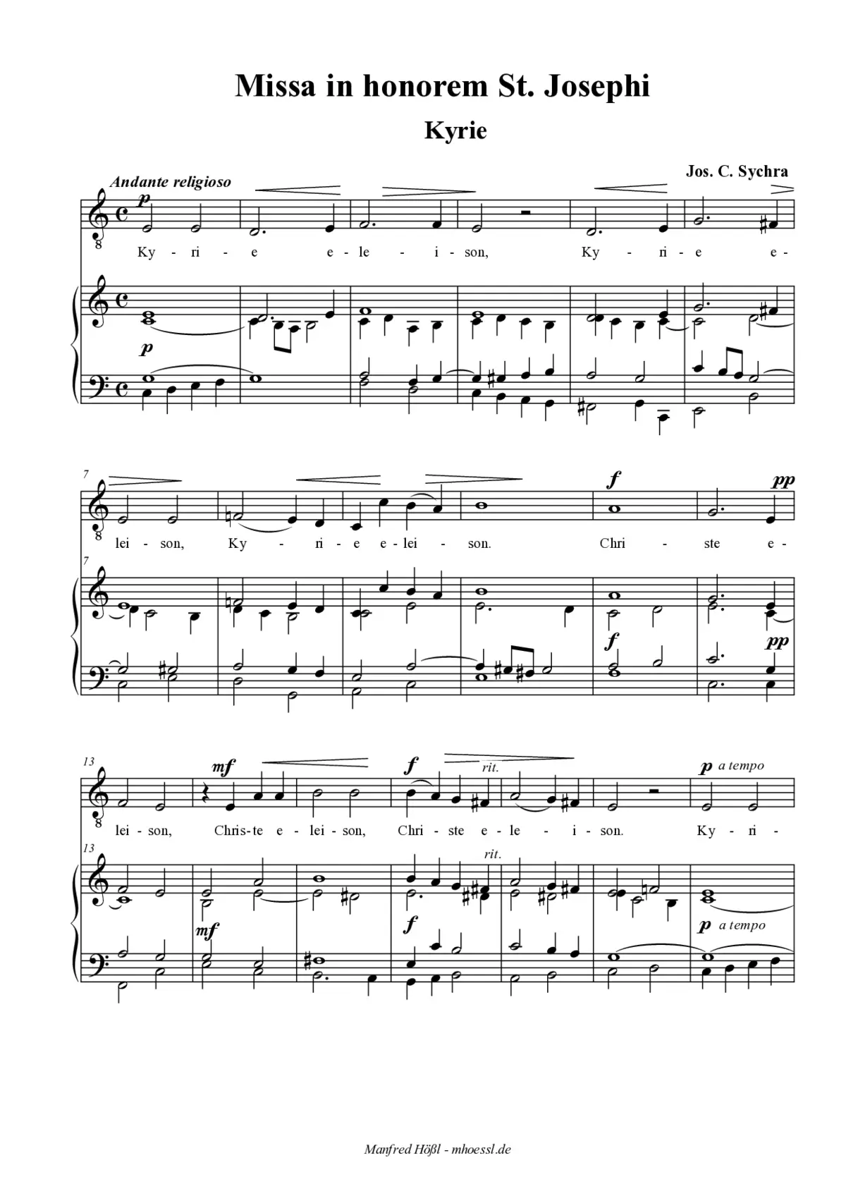 Missa St. Josephi - Page 1