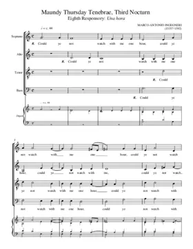 Could ye not watch with me one hour?