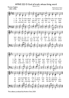 O God of truth, whose living word (I)