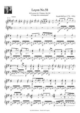 60 Lessons for 2 Guitars Op.168