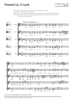 Prevent us, O Lord
