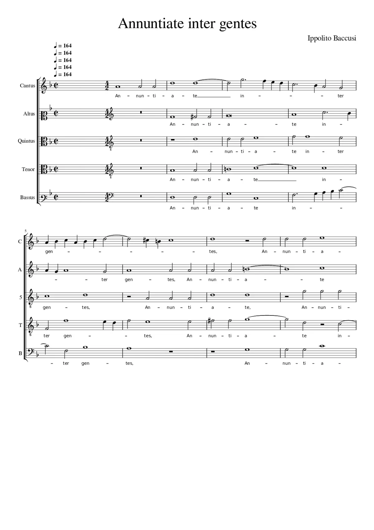 Annuntiate inter gentes - Page 1