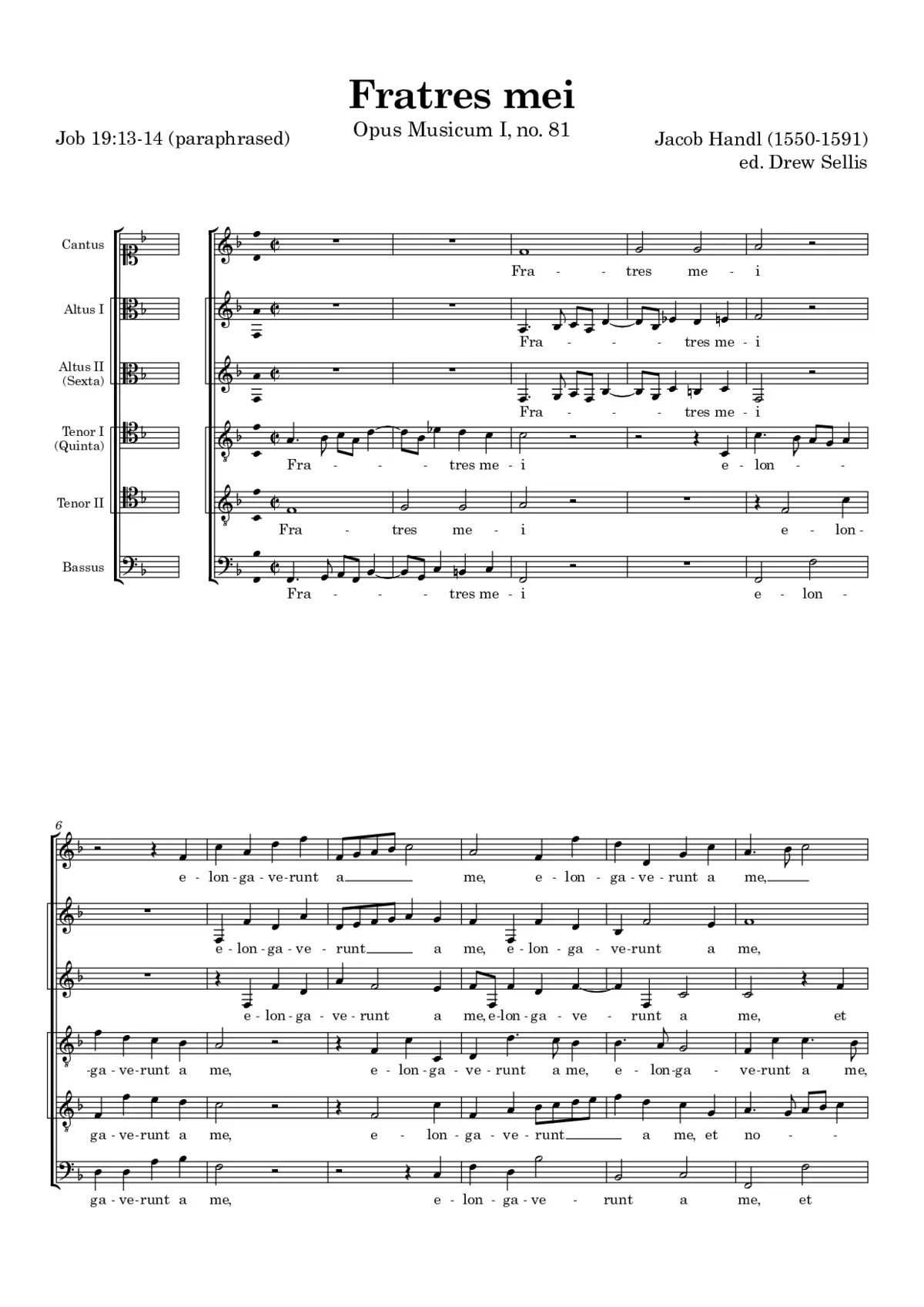 Fratres mei - Page 1