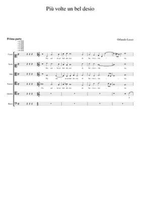 Più volte un bel desio