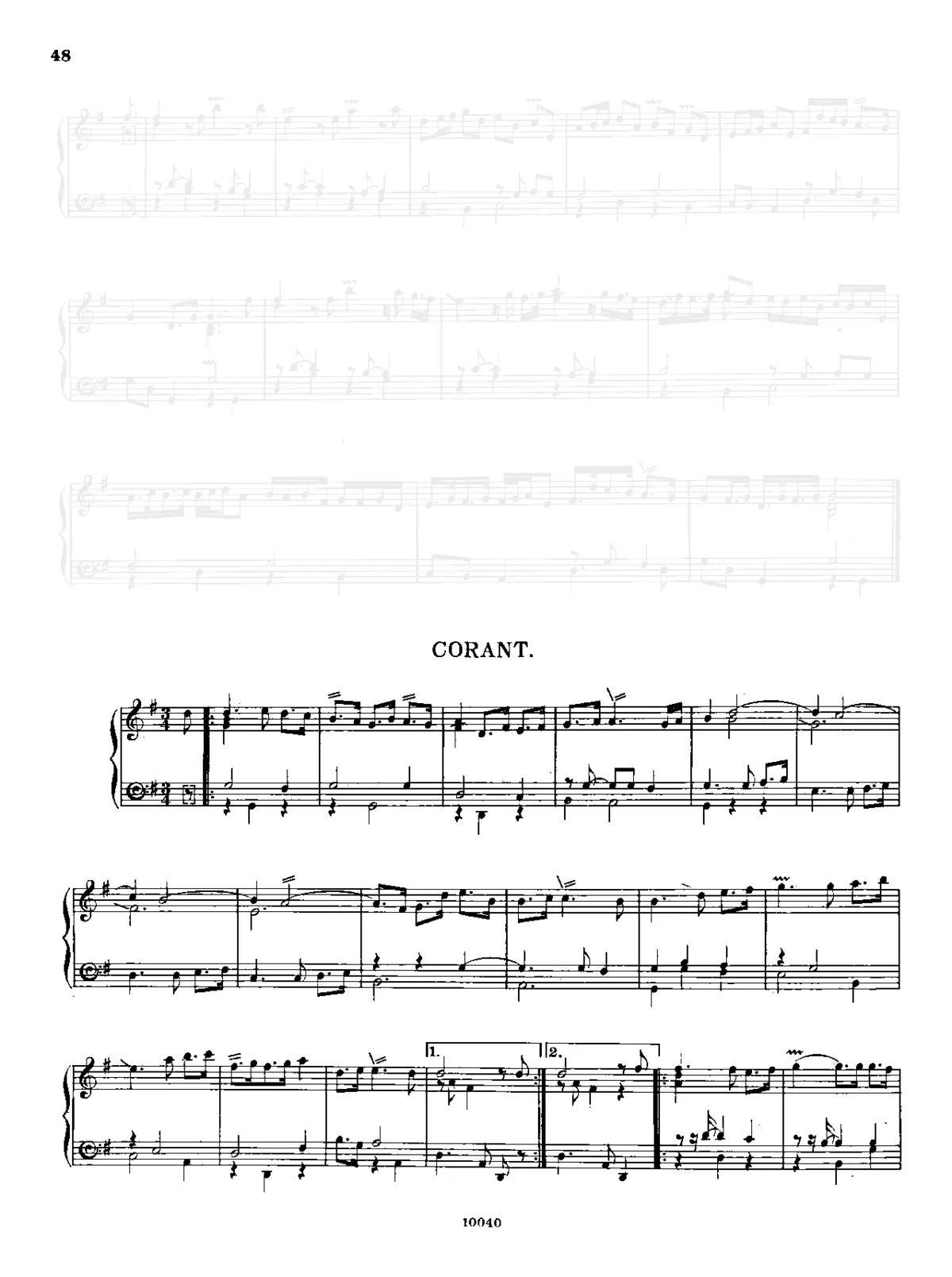 Corant in G major - Page 1