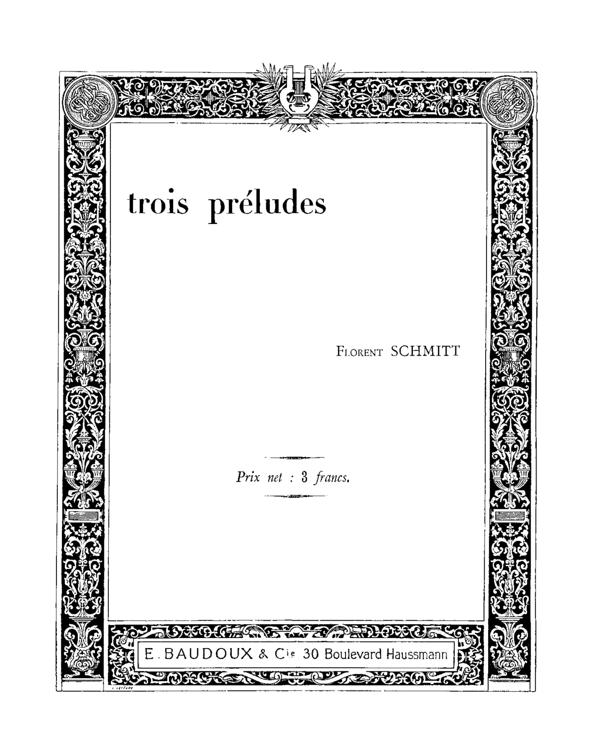 3 Préludes - Page 1