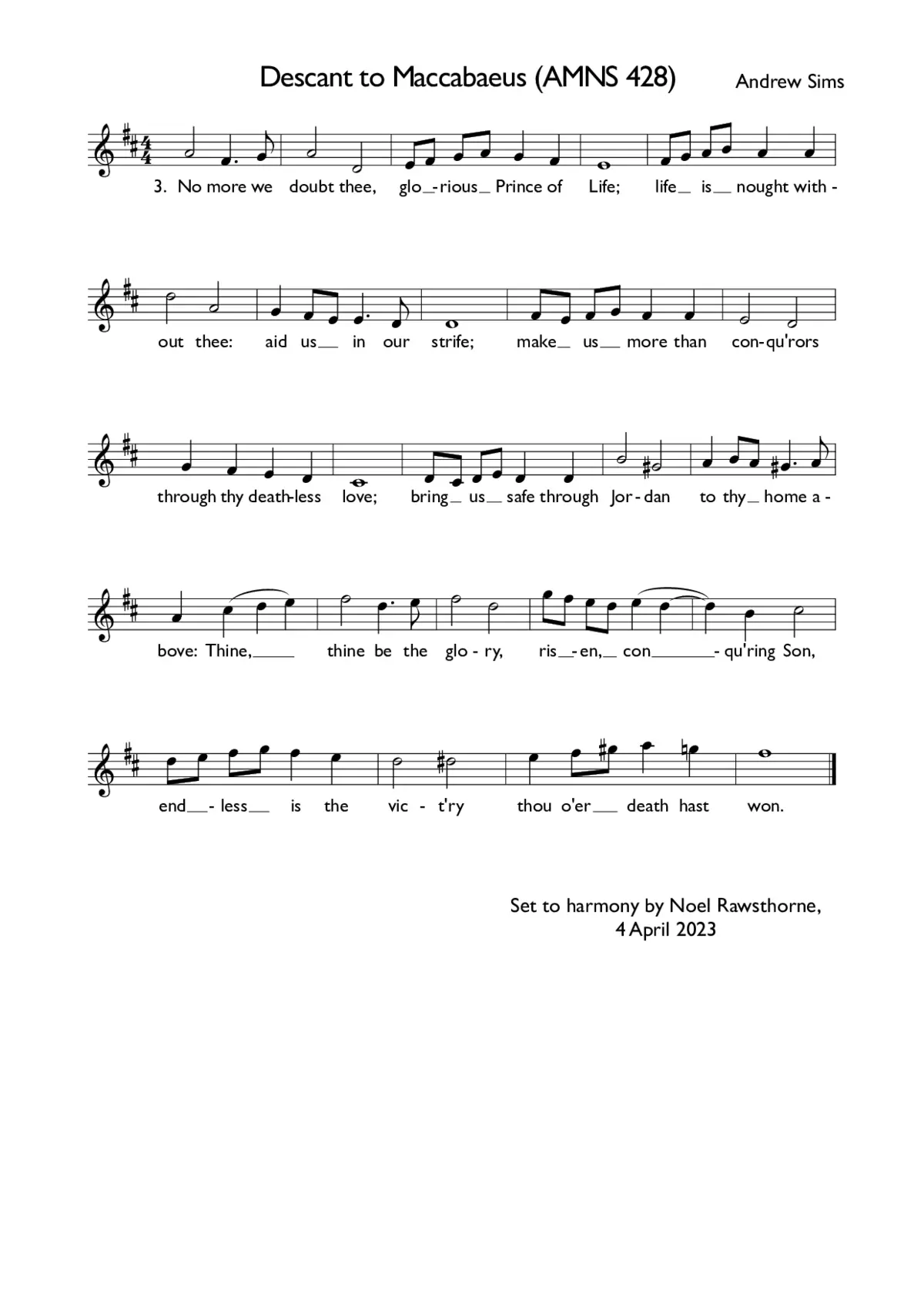 Maccabaeus - Page 1