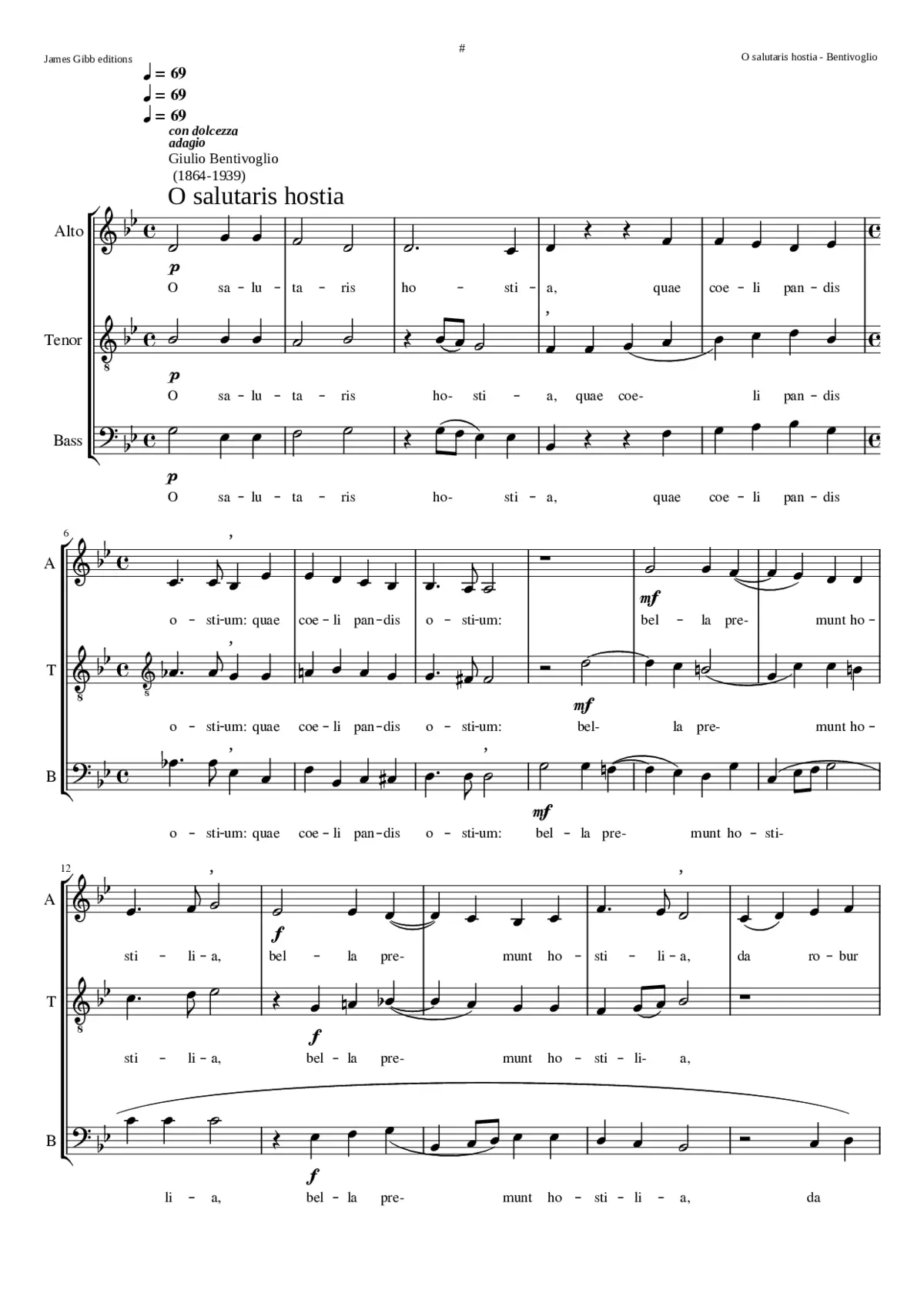 O salutaris hostia - Page 1