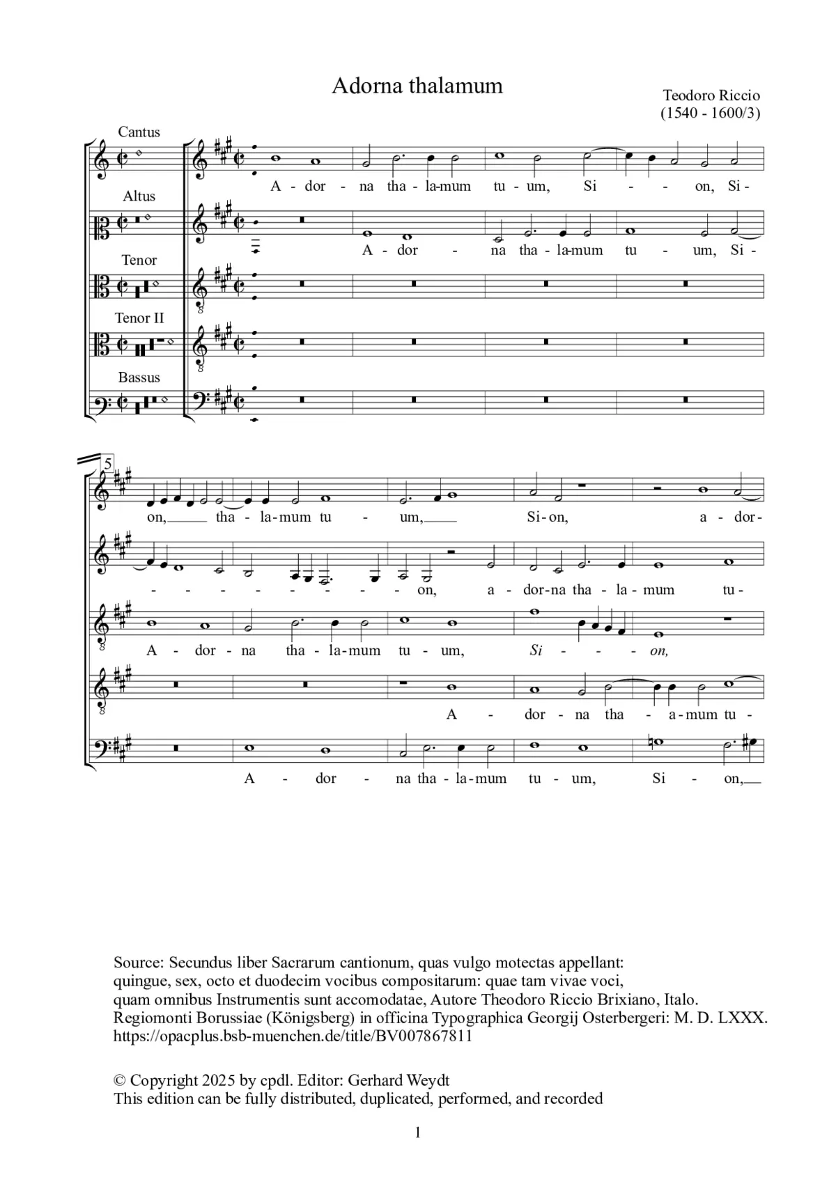 Adorna thalamum - Page 1