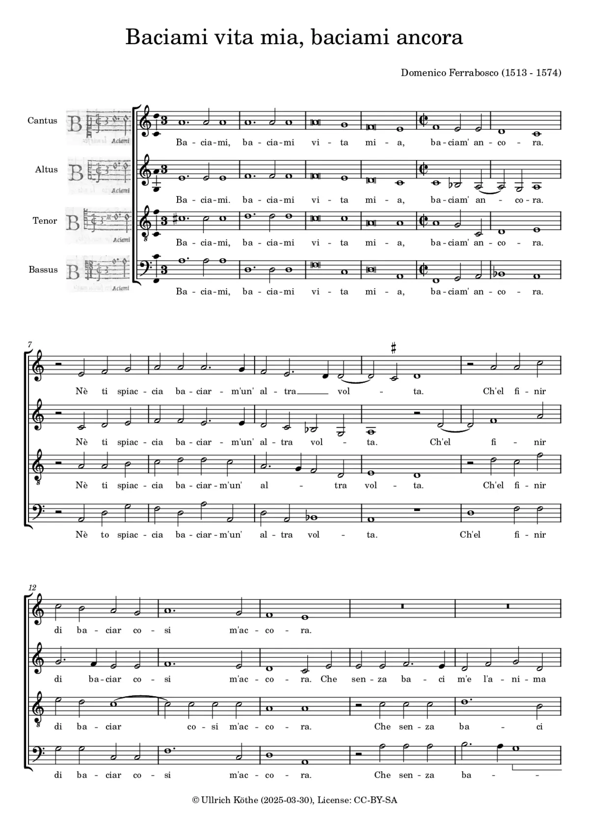 Baciami vita mia - Page 1