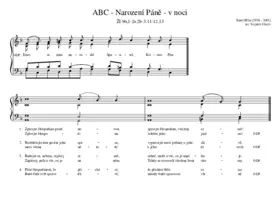 ABC - Narození Páně - v noci