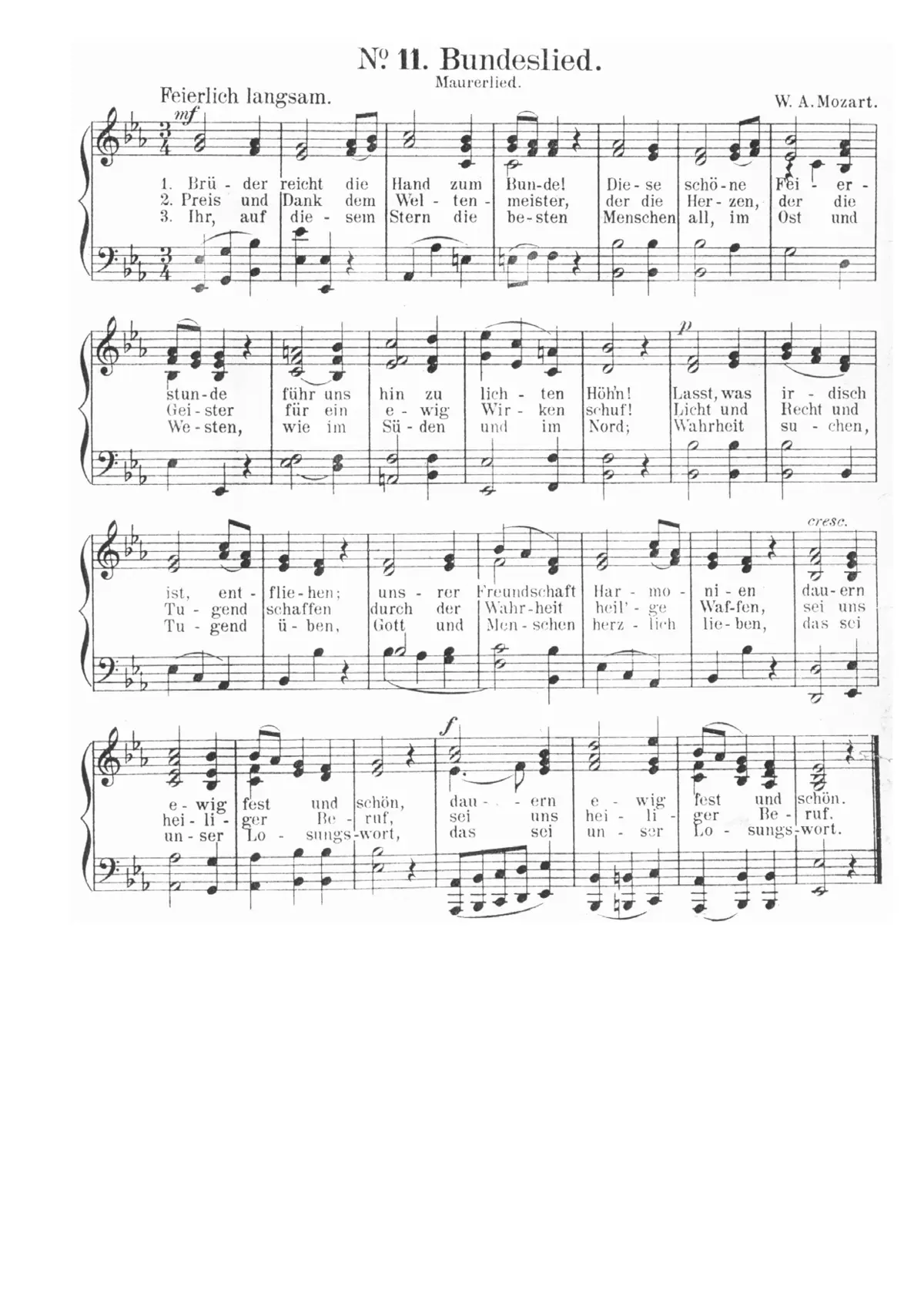 Bundeslied - Page 1