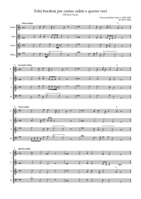 Falsi bordoni tertii toni